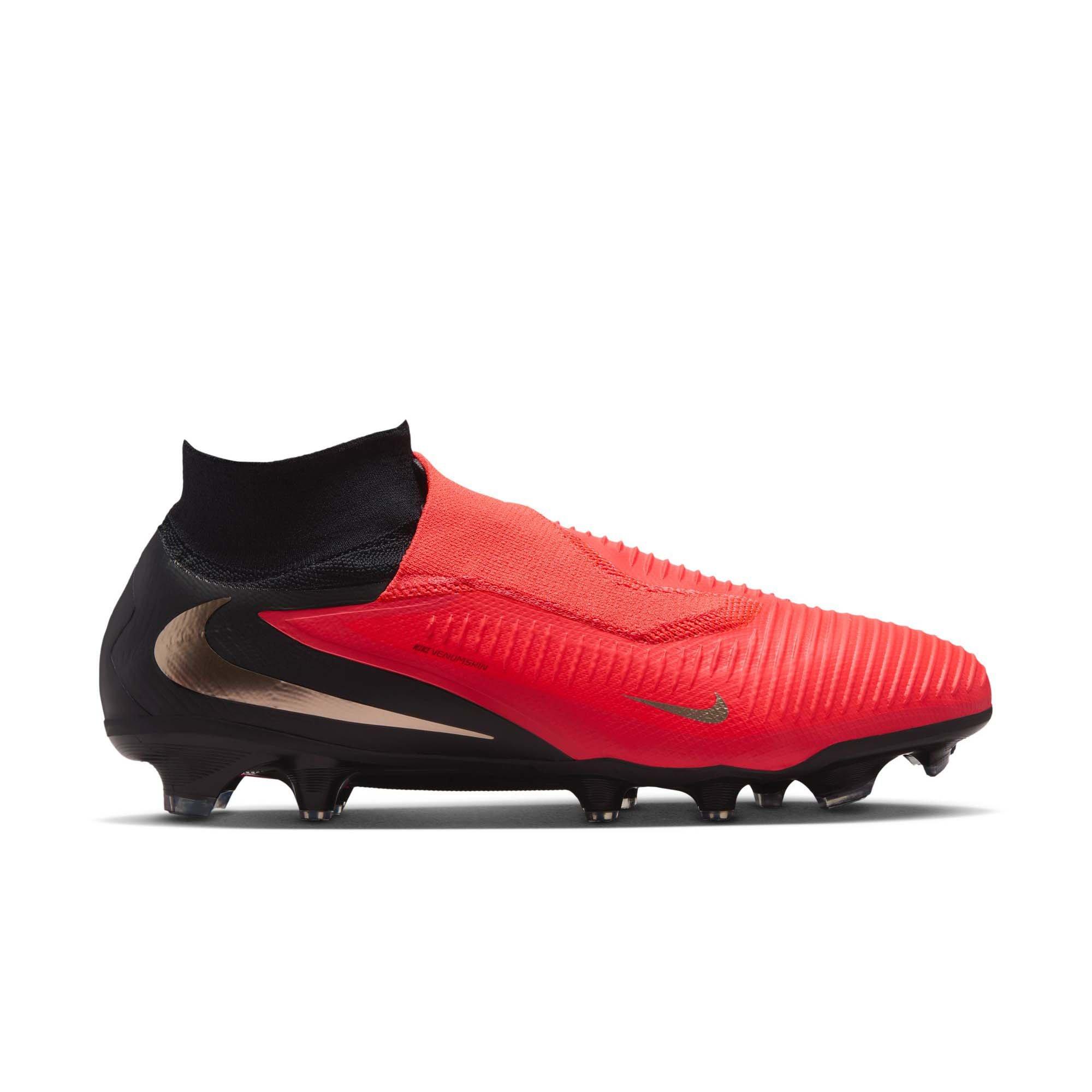 Nike Phantom 6 High Pro FG "Bright Crimson" Men's Soccer Cleat - BRIGHT CRIMSON/BLUR/BLACK